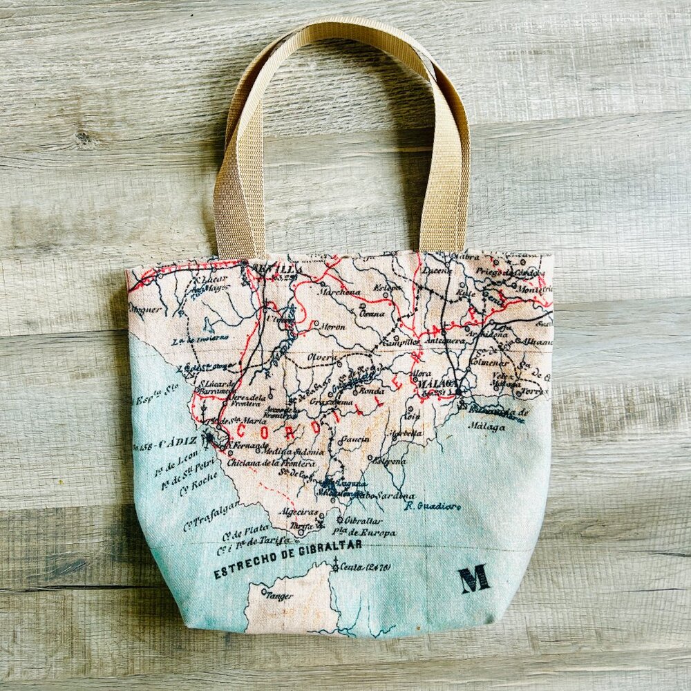 Beautiful Microfiber Tote with Map of Spain - Picture 4 of 9